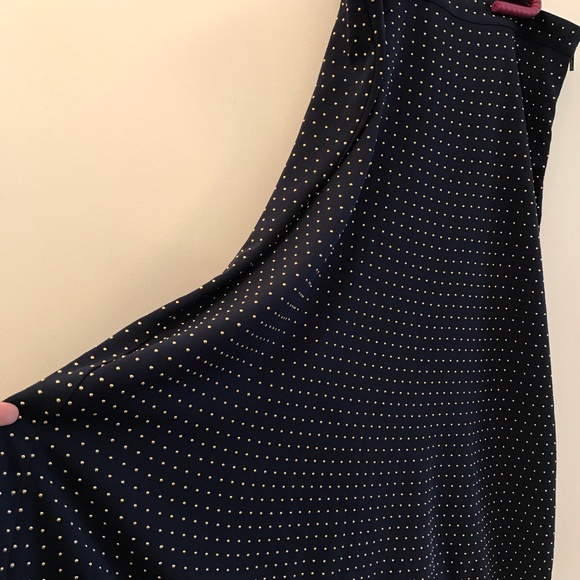 Michael Kors - Gold studded navy blue skirt - 8 - Picture 5 of 5